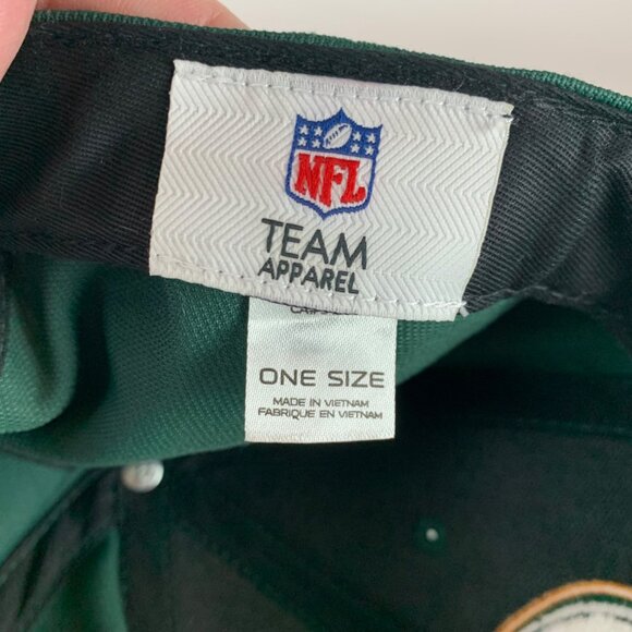 Green Bay Packers NFL Team Apparel Strapback Adjustable Hat - Picture 5 of 5